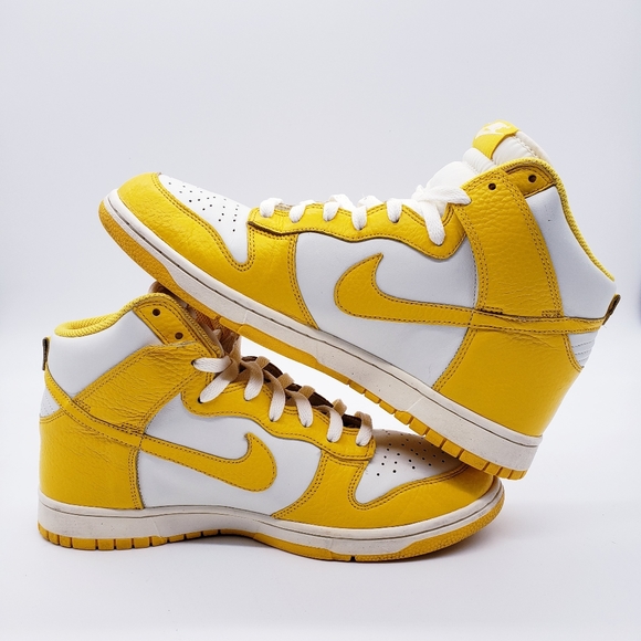 canary yellow dunk high